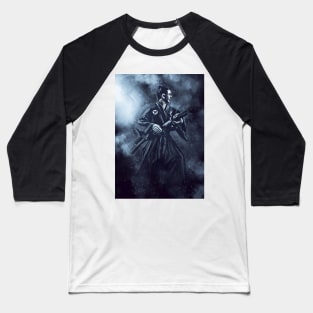 The SAMURAI Abstract Legendary Mystical Warrior Military Artwork Baseball T-Shirt